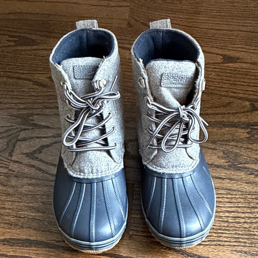 Sperry Kids' Navy and Gray Boots